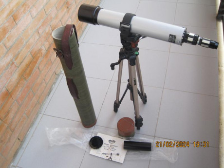 Por no utilizarlo, VENDO:

TELESCOPIO TERRESTRE 2OX - 60X60 mm.

Perfecto para visualizar objetivos (naturaleza, 12