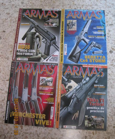 Hola.

Poseo diversas revistas antiguas en muy buen estado de ARMAS y ARMAS y municiones.

Las vendería 02