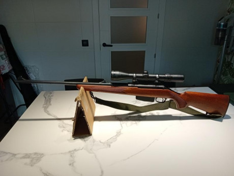 Rifle Tikka M690 (3006) culata de madera con Visor Bausch & lomb 1,5-6x42 con monturas  desmontables 01