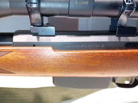 Rifle Tikka M690 (3006) culata de madera con Visor Bausch & lomb 1,5-6x42 con monturas  desmontables 00