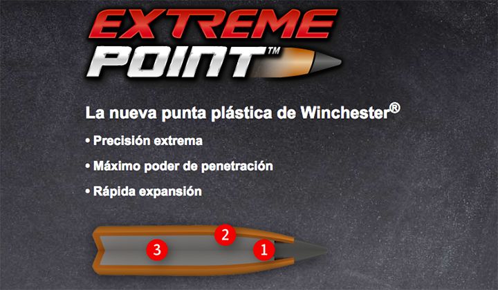 armas bala winchester extreme point