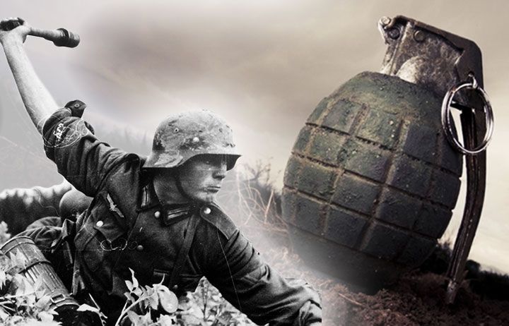 Granadas de mano el poder de lanzar devastación Militar