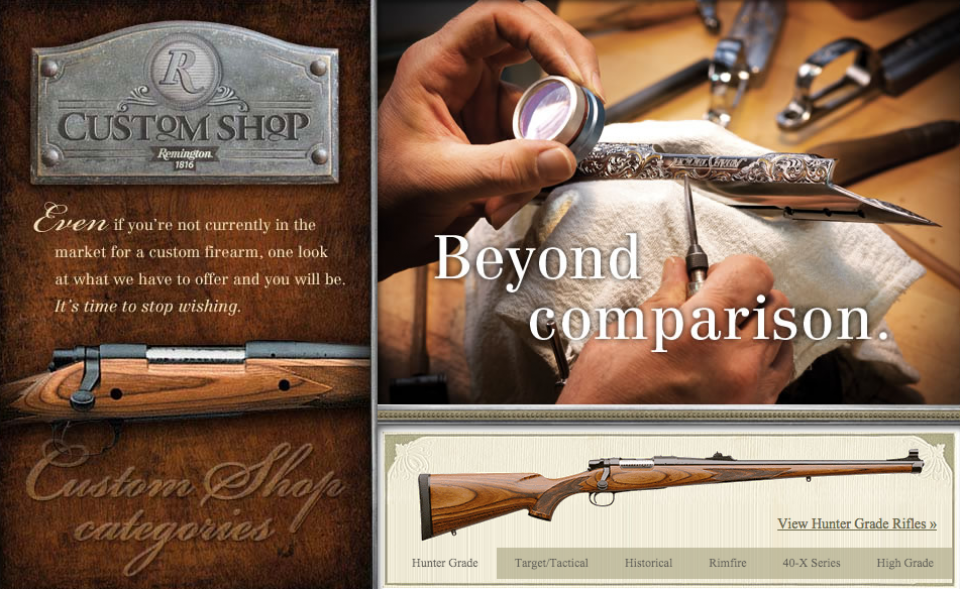 imagen de Remington establece su Custom Shop