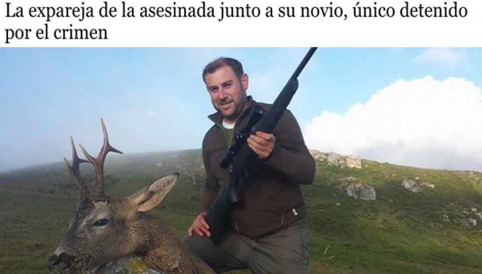 imagen de Los cazadores gallegos critican el uso de una foto de caza en las informaciones sobre el asesinato de Arbo y lamentan el suceso desvinculánd