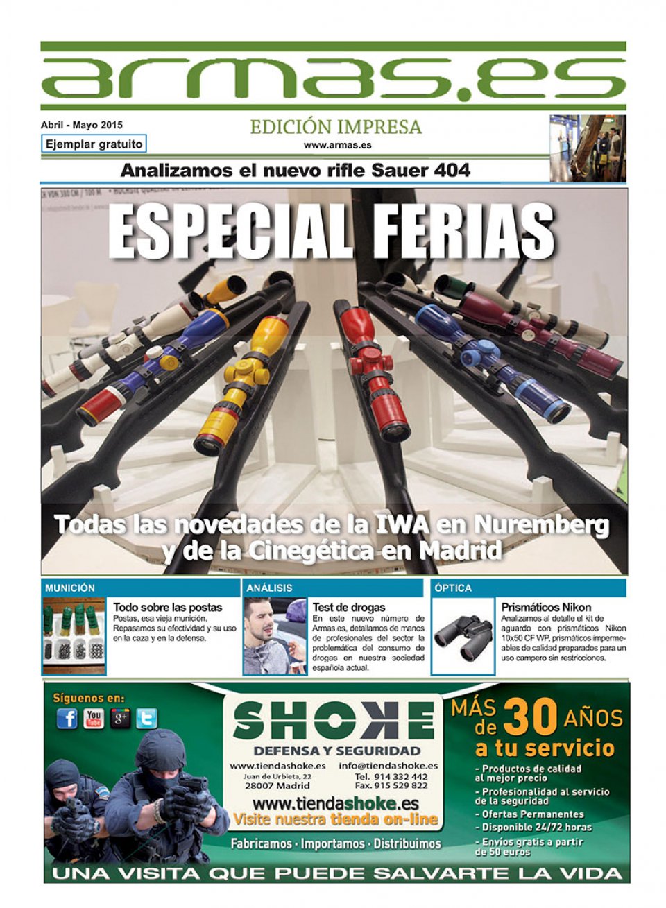 imagen de Periódico Armas.es Edición Impresa. Número 60. Abril - Mayo 2015
