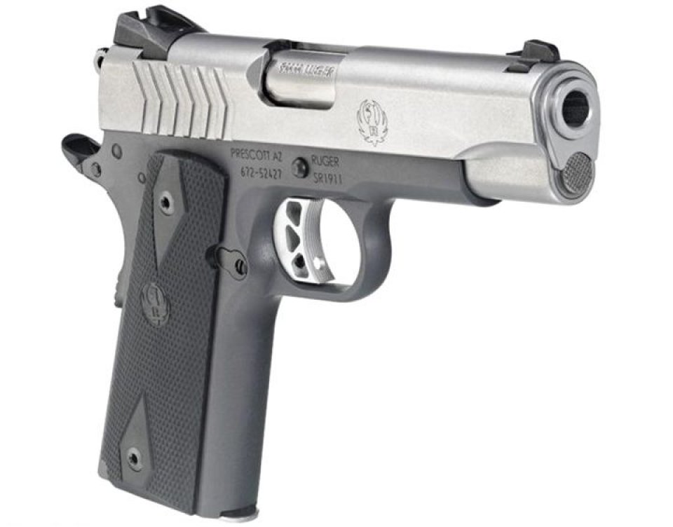 imagen de La pistola Ruger Commander SR1911 se apunta al calibre 9mm