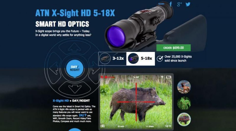 imagen de ATN entra en la era de los visores y binoculares inteligentes con X-Sight y Binox a precios muy contenidos