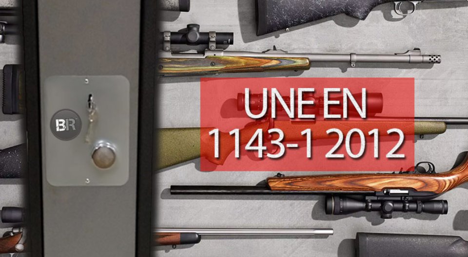 imagen de Disponibles los armeros UNE 1143-1: 2012 en la armería Blackrecon