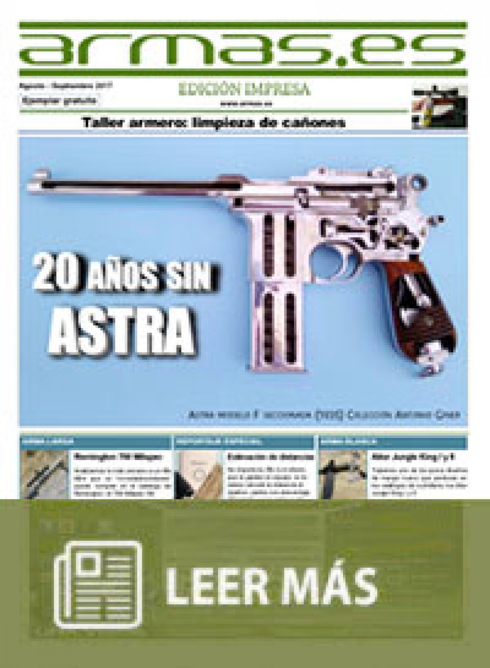 imagen de Periódico Armas.es Edición Impresa. Número 74. Agosto - Septiembre 2017