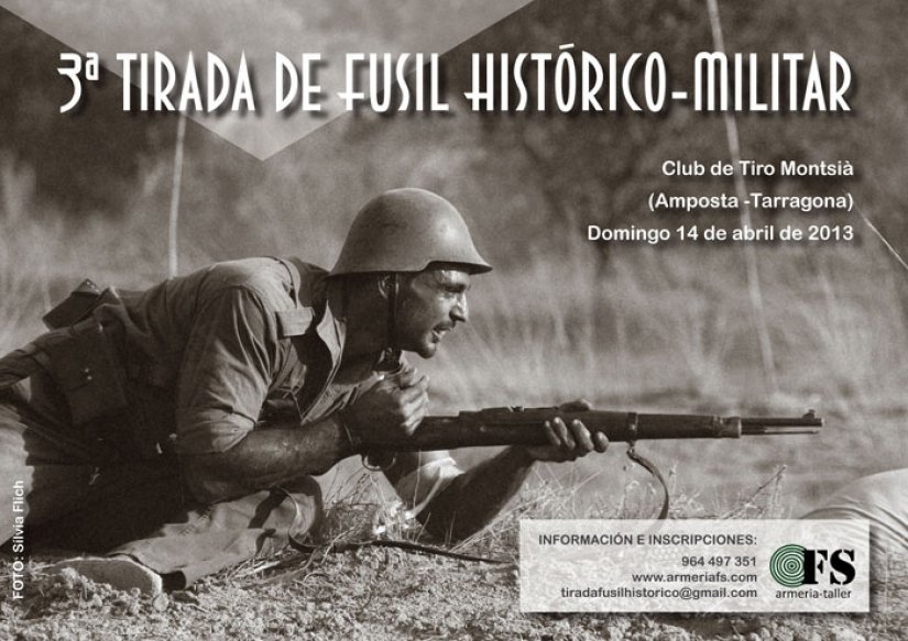 Cartel de la 3ª Tirada de Fusil Histórico Militar