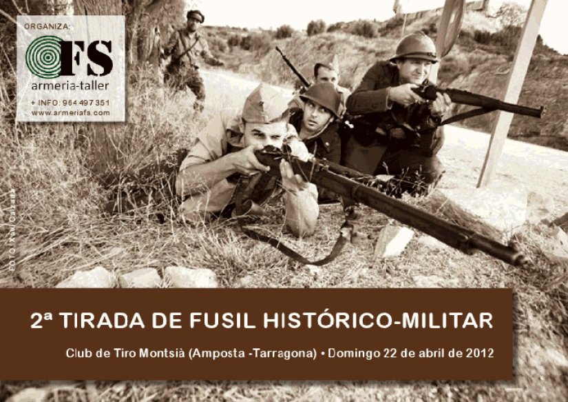 Cartel II Tirada Fusil Histórico-Militar