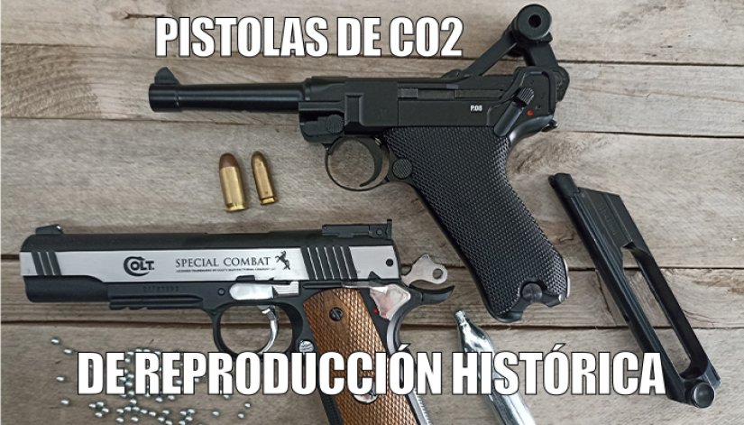 Las mejores pistolas de balines C02 de reproducción histórica