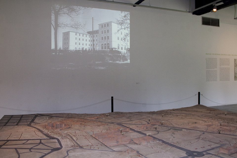 imagen de El Museo del Ejército, presente en la exposición 'Paisajes de una guerra: la Ciudad Universitaria de Madrid'