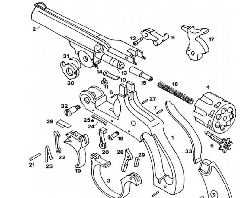 plano despiece revolver