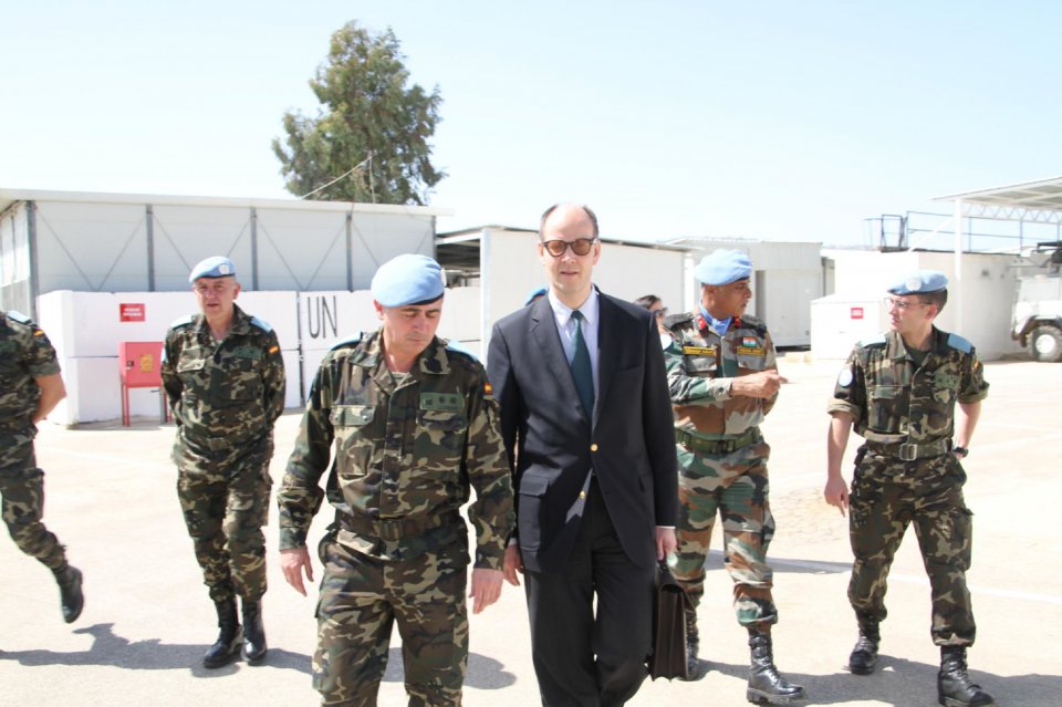 imagen de La Brigada Multinacional Este recibe la visita de representantes de Naciones Unidas