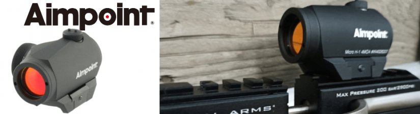 visor punto rojo Aimpoint h1 perfecto para caza
