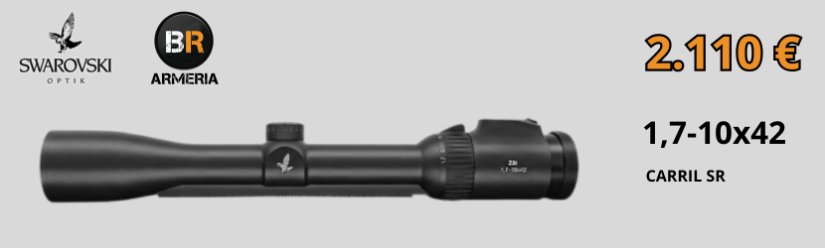 Visor Swarovski Z6i Gen3 1,7-10x42 4A-i - Carril SR