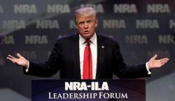 imagen de Donald Trump, su visión de Orlando, la NRA y su solución