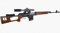 armas legendarias sniper dragunov svd