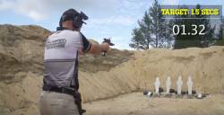 imagen de [Vídeo] Cuatro blancos con pistola de recorridos en menos de segundo y medio