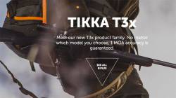 imagen de Tikka presenta una nueva línea de rifles de cerrojo T3 con 19 variantes: el T3x