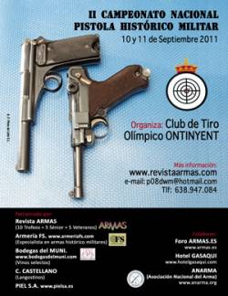 Cartel del II Campeonato Nacional de Pistola Histórica