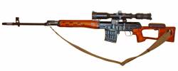 Dragunov rifle de francotirador
