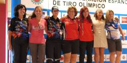 imagen de Lorena Ballesteros, Concepción Pérez Gil,  Montserrat Fernández y Eva María Cruz, ganadoras en Damas  de la 2ª Fase de la Copa Presidente de