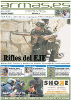 Portada del nº 34 del periódico Armas.es (junio-julio)