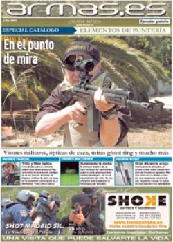Portada del periódico Armas.es Julio 2011
