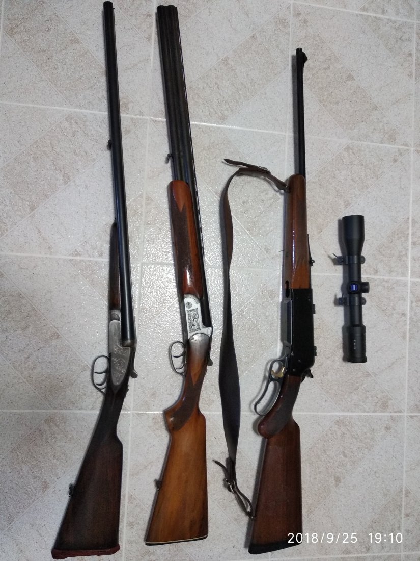 Imagen Se vende rifle BROWNING LIGHTNING BLR 30-06 con visor ZEISS DIAVARI 1.5x6x42 T* regalo dos escopetas 12/70 una AGUIRRE y otra SARASKETA,va todo en lote