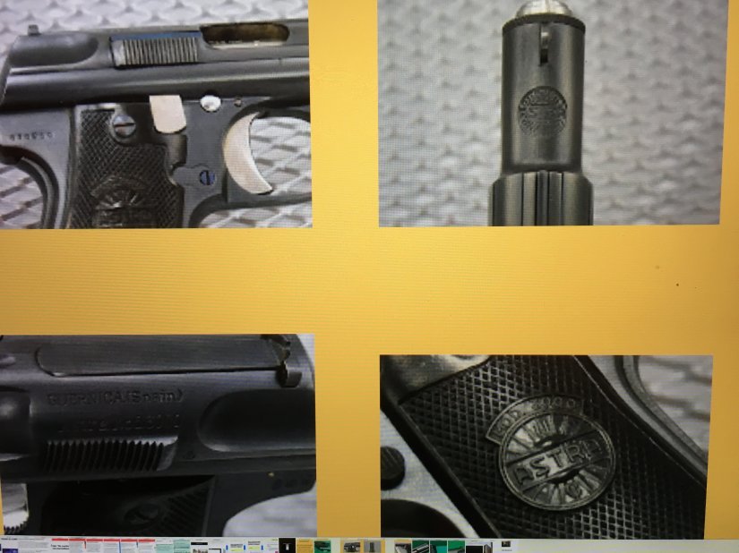Imagen Pistola Astra 3000, calibre 7,65