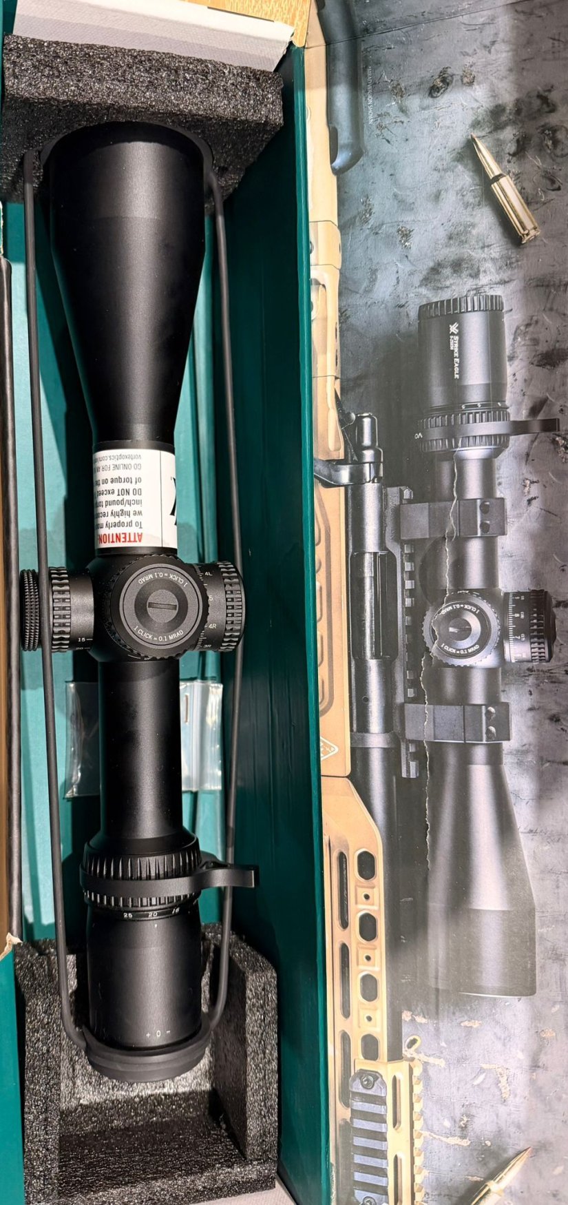 Imagen Visor VORTEX STRIKE EAGLE 5x25x56 FFP