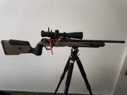 Imagen Tikka T1X MTR con chasis MDT field stock