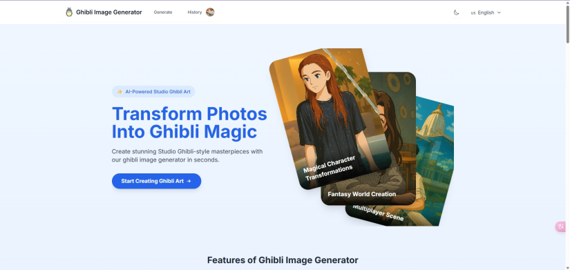 Imagen Ghibli Image Generator