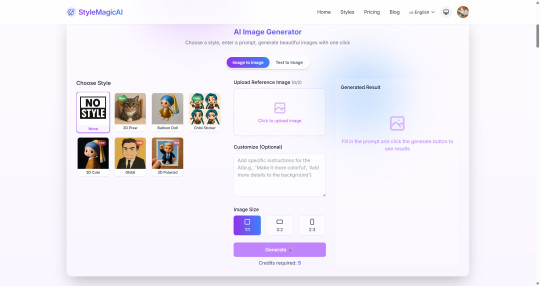 Imagen StyleMagicAI - free AI Image Generator