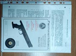 Imagen Manual de instrucciones Feinwerkabu P34
