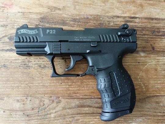 Imagen Pistola Walther P22 , calibre .22 LR