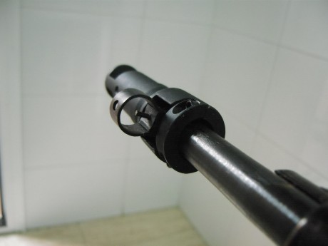 Hola, Hermandad: hace poco compré este freno de boca para mi FUSIL (que no carabina) sniper. Ha habido 02