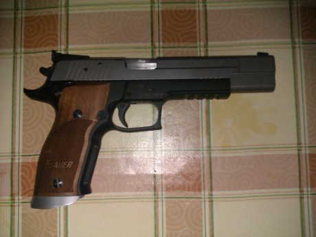 Hola,
tengo una Sig Sauer P-226 X Five y quiero cambiarle el alza que viene de serie por otra con menos 60