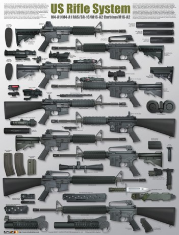 Hola, dada las situaciones de combate actuales, me gustaría saber cual de estos dos fusiles ( M-16 o M-4) 80