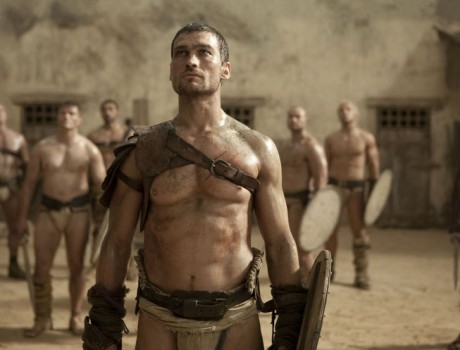  Andy Whitfield , el actor galés que encarnó a  Spartacus  en la primera temporada de la fenomenal y espectacular 00