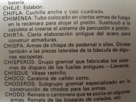 Buenas tardes,

Soy traductora y tengo problemas con la traducción de la terminología de la pistola de 170