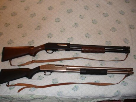 Tengo un amigo que me vende una Fabarm de corredera con culata  de madera y cargador largo ( digamos que 00