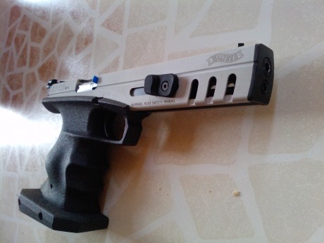 Walther sp22 M4 cacha anatómica regulable. Solo utilizada en tiradas estivales, muy buen estado, sin modificaciones, 02