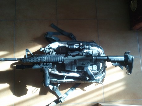 Pues si, despues de pensar y dudar, me decidi por este rifle.La sensacion que me da es buena,es polimero 140
