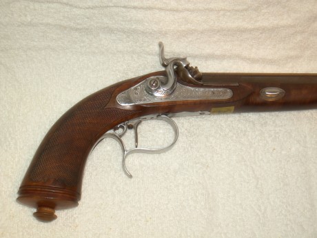 VENDO PISTOLA DE DUELO. MODELO ROCHATTE. FABRICADA POR P.BONDINI.CALIBRE 45 EN MUY BUEN ESTADO, PUES HA 02