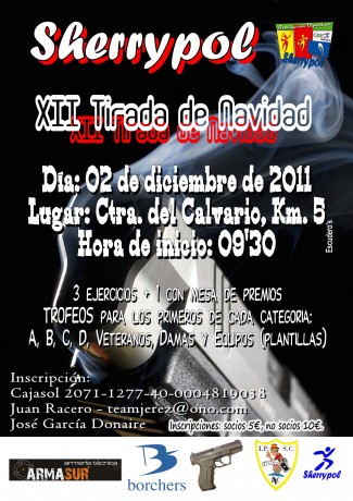 EL PROXIMO DIA 2 DE DICIEMBRE SE CELEBRARA LA TRADICIONAL TIRADA DE NAVIDAD DE LA POLICIA LOCAL DE JEREZ 00