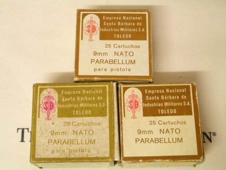 Hola.
Han llegado a mis manos varias cajas de 9 largo Santa Bárbara de Toledo de los años 76 y 77 en buen 70