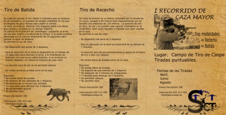 Os dejo la nueva competición para el año que viene en el poligono de tiro de Caspe.

Ya me direis que 01
